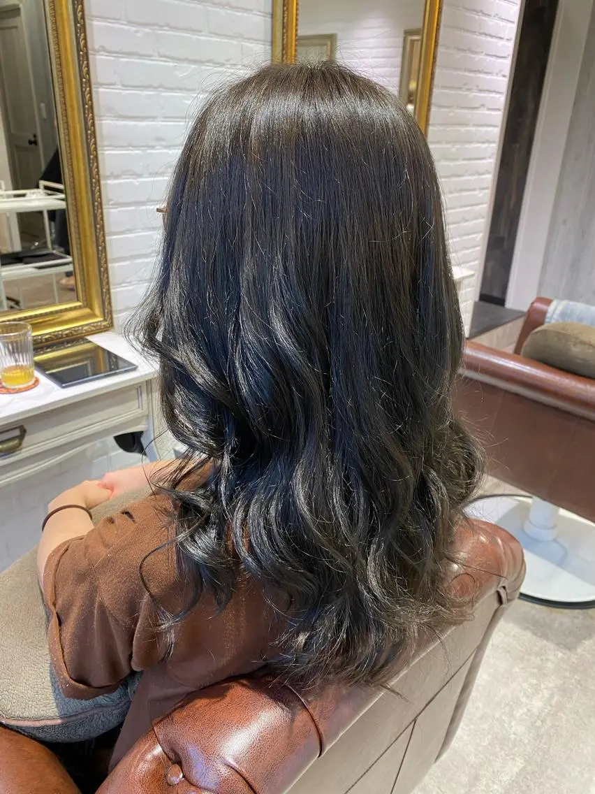 ロング カラー Renatus店長 金子裕美のヘアスタイル