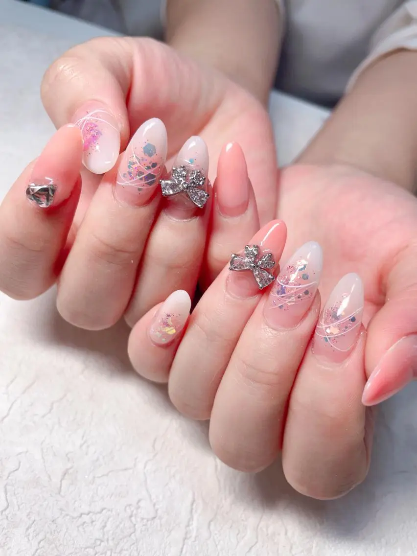 ネイル M 🌷Nail 長さだし専門店のネイルデザイン