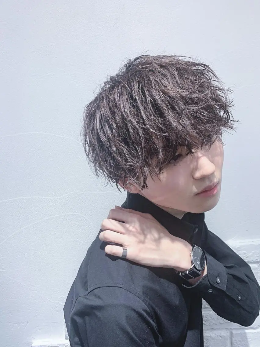 ショート パーマ ヘアアレンジ メンズ メンズスタイル ly本厚木のヘアスタイル