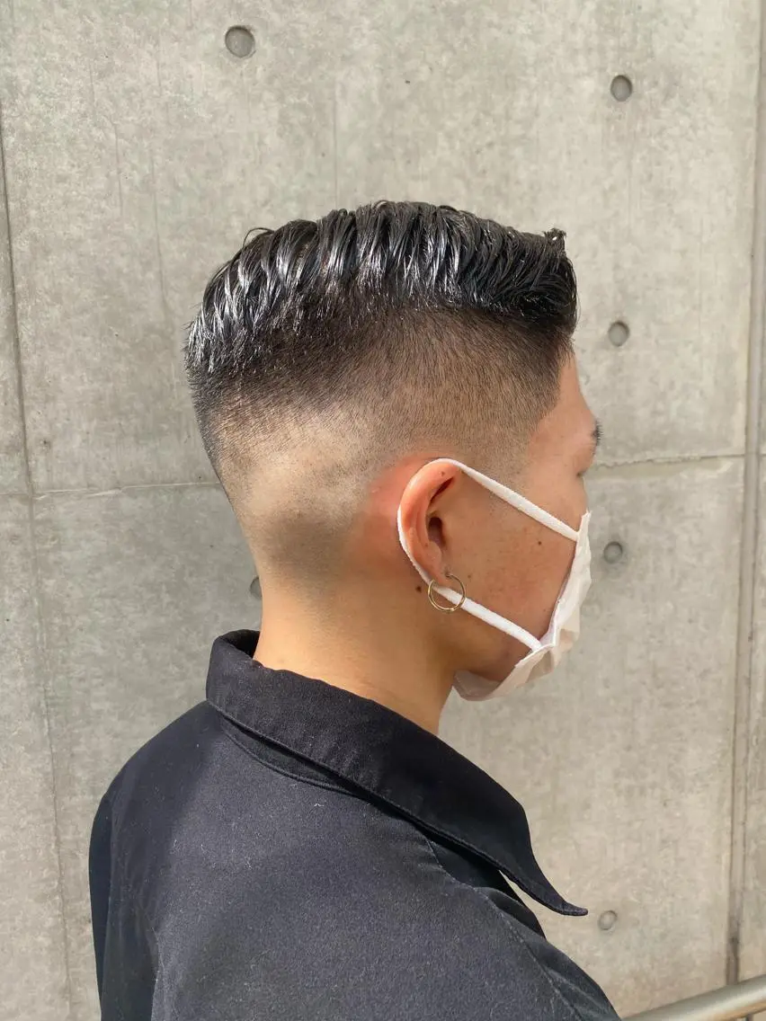 メンズ unopulir 景山 凌のヘアスタイル