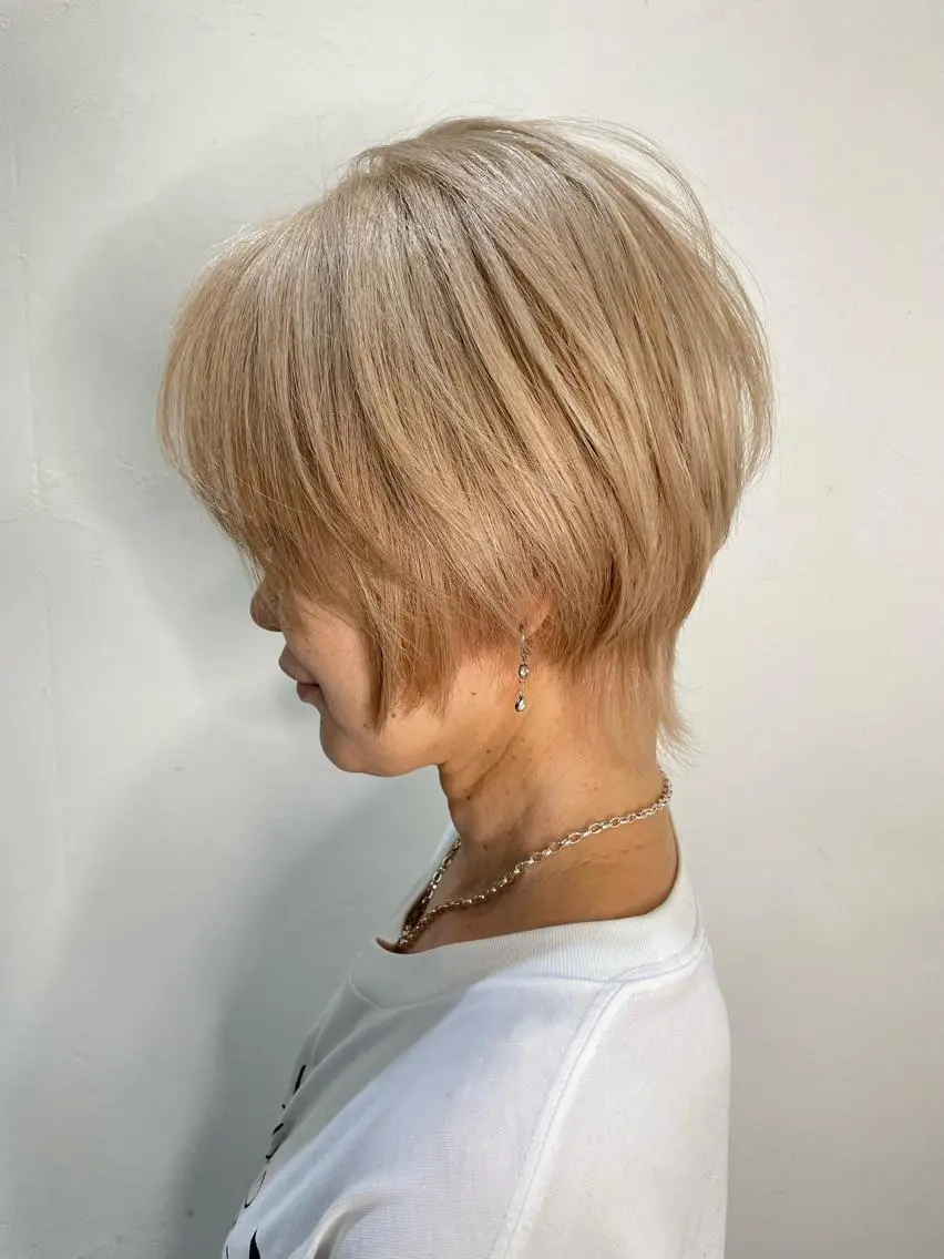 ショート ショートヘア カット ヘアカラー トリートメント 安田 蓮のヘアスタイル