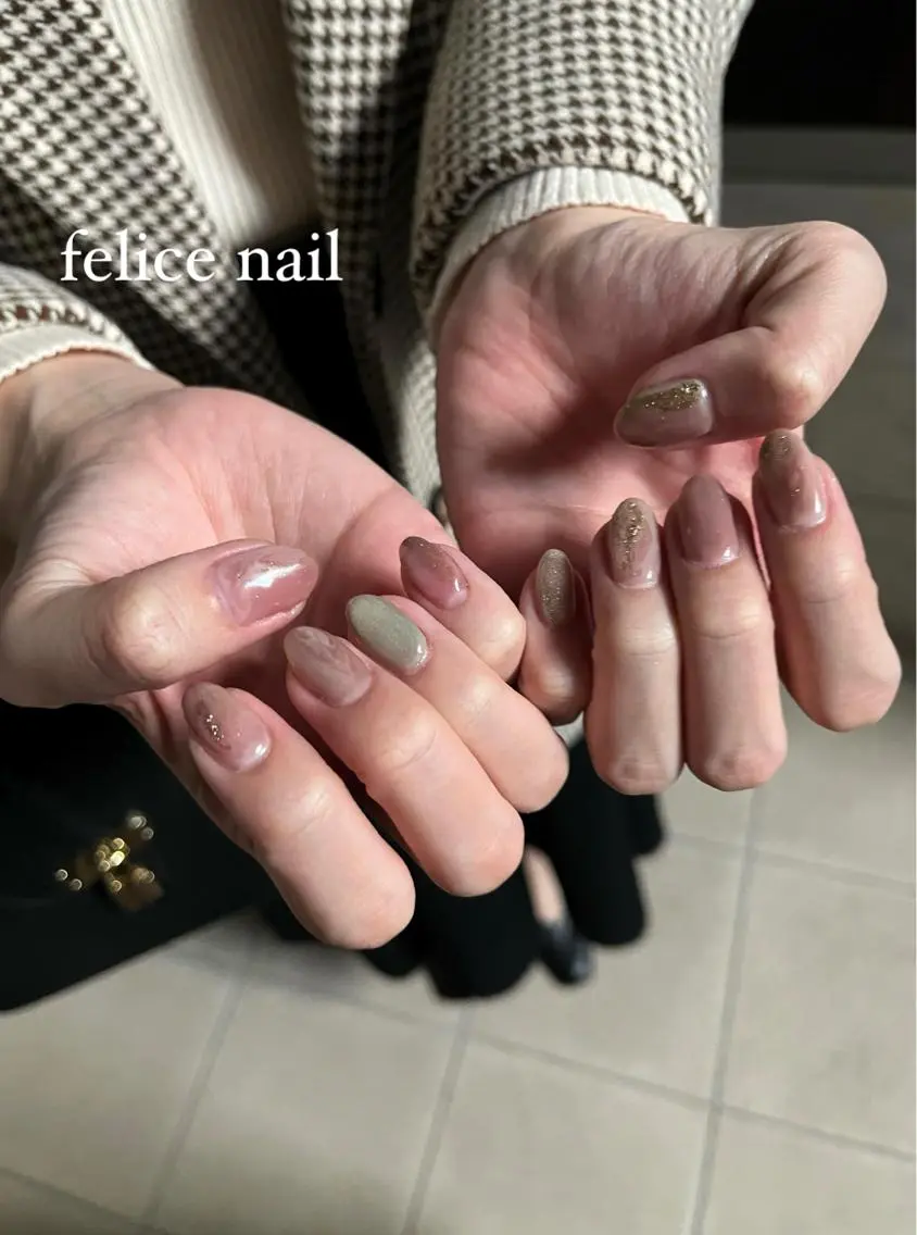 ネイル ニュアンスネイル felice nailのネイルデザイン