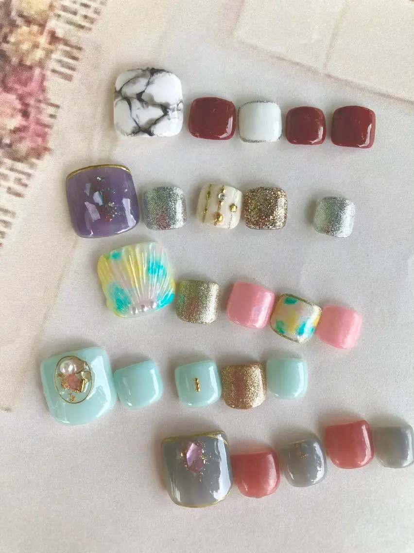 ネイル アートネイル フットネイル ネイルチップ Monica nails/福島のネイルデザイン