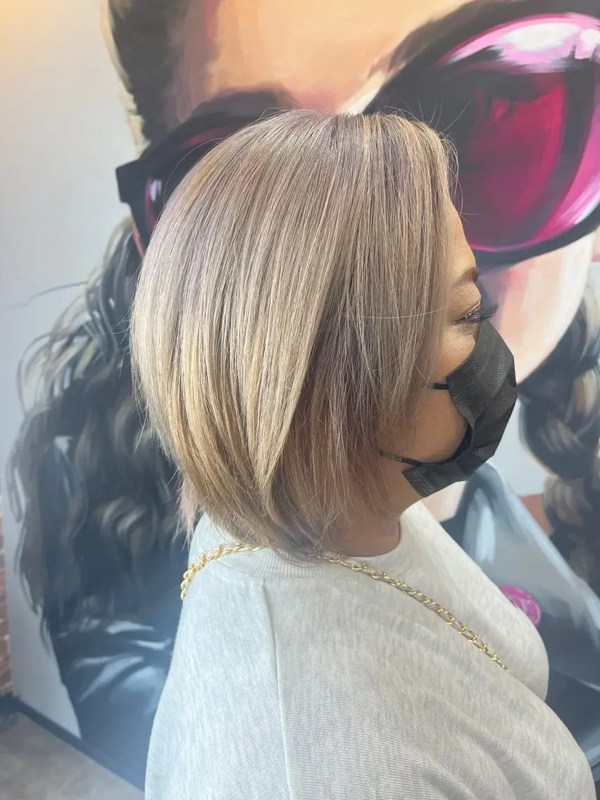 ショート カラー パーマ ヘアアレンジ メンズ キッズ ネイル マツエク・マツパ アイブロウ メンズパーマ ブラウンカラー ケアカラー 透明感カラー ピンクカラー 久木原 ゆりのヘアスタイル