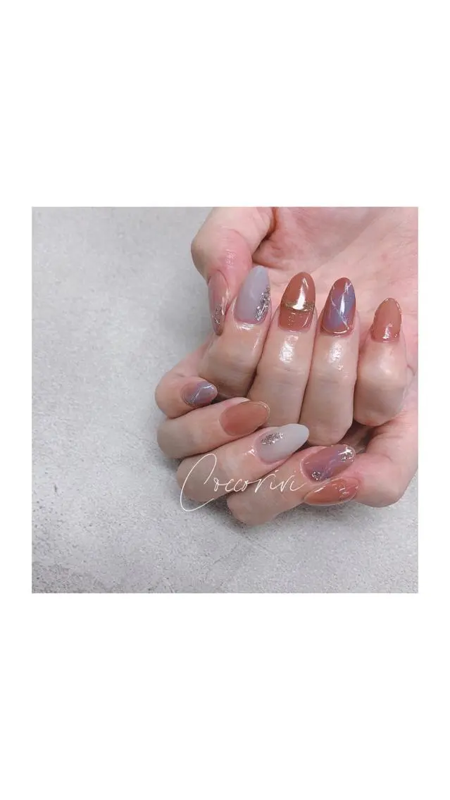 ネイル アートネイル フットネイル ジェルネイル ミラーネイル ニュアンスネイル ensowa✱laf NAILのネイルデザイン