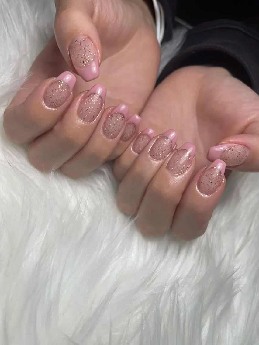 ミディアム ネイル ハンドネイル BELLUNA Mizuki❤︎のネイルデザイン