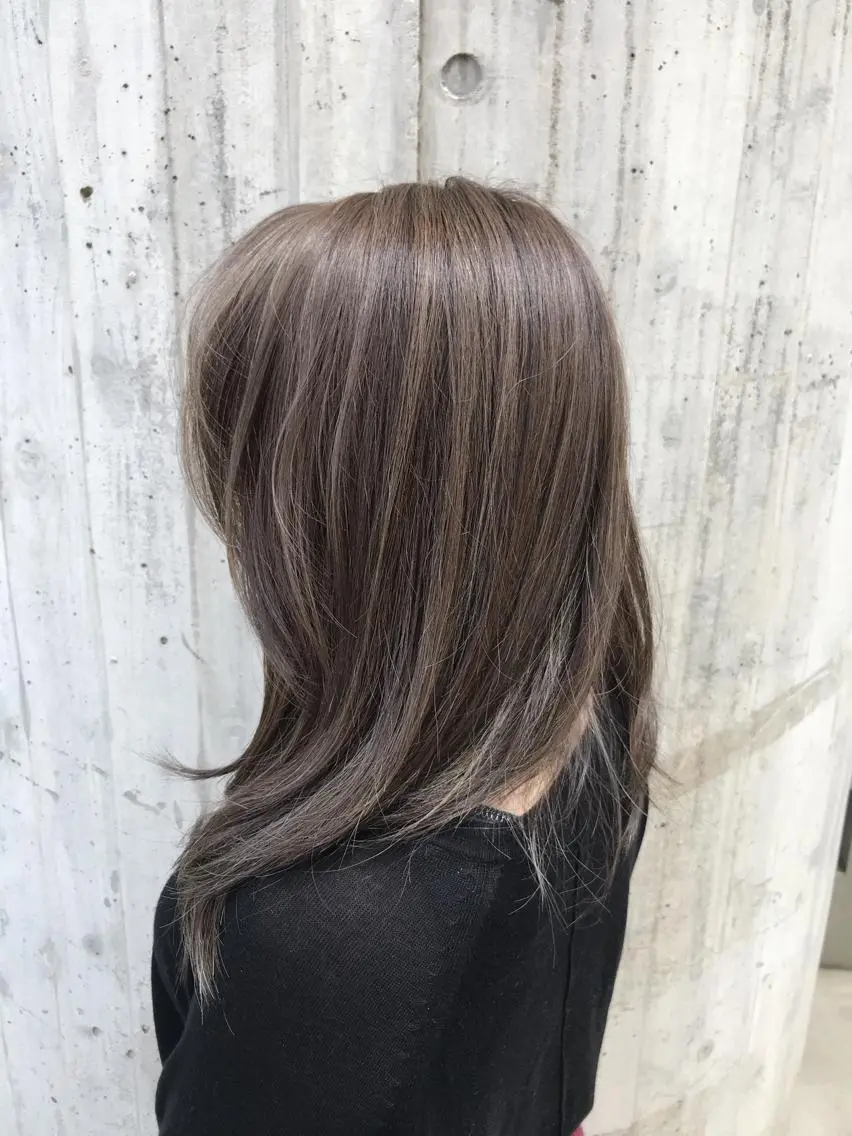 セミロング カラー 【店長】外国人風 メンズヘア尾上雄輝のヘアスタイル