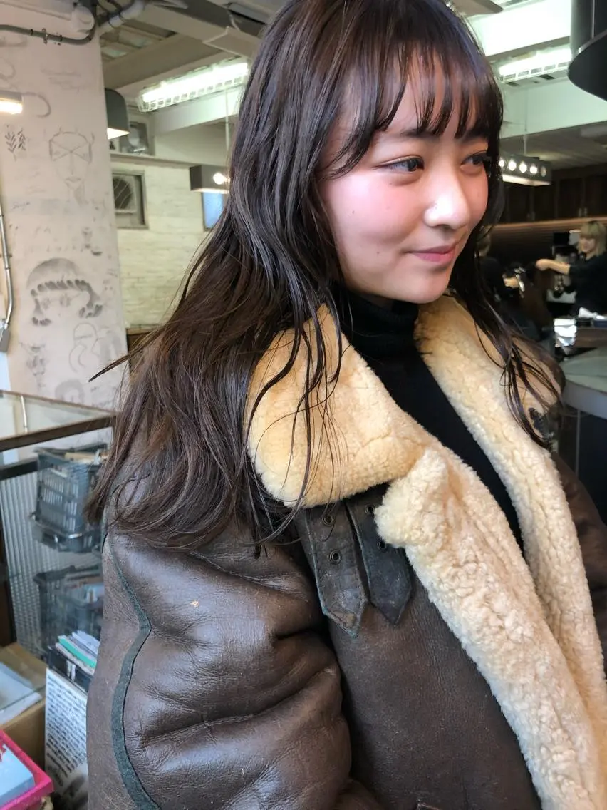 ロング カラー eri kinjoのヘアスタイル