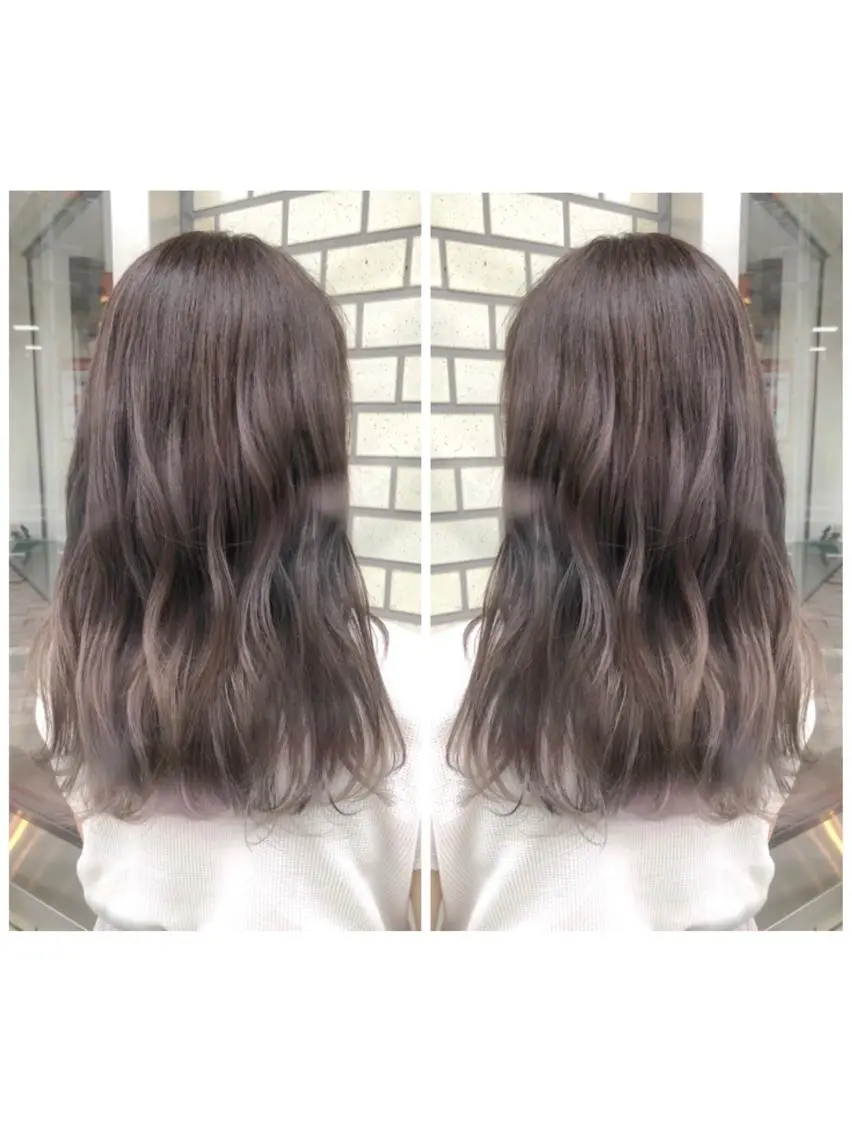 セミロング カラー ブラウンカラー グレージュ ヘアカラー ブリーチ/髪質改善 🍀MASAKiのヘアスタイル