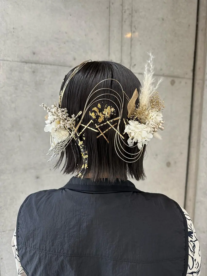ミディアム ヘアアレンジ 🎀ヘアセット/艶髪 /はやしほのか🎀のヘアスタイル