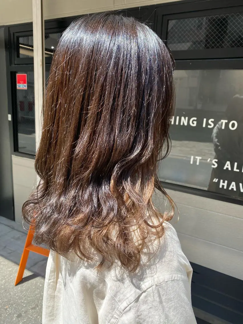 カラー カット ヘアカラー トリートメント 中富 🍪みなのヘアスタイル