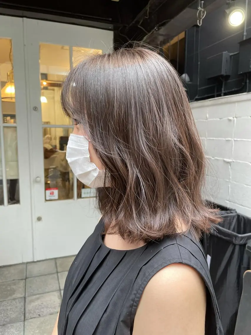 ミディアム 外ハネヘア ツヤ美髪💐 髪質改善/高山愛来のヘアスタイル