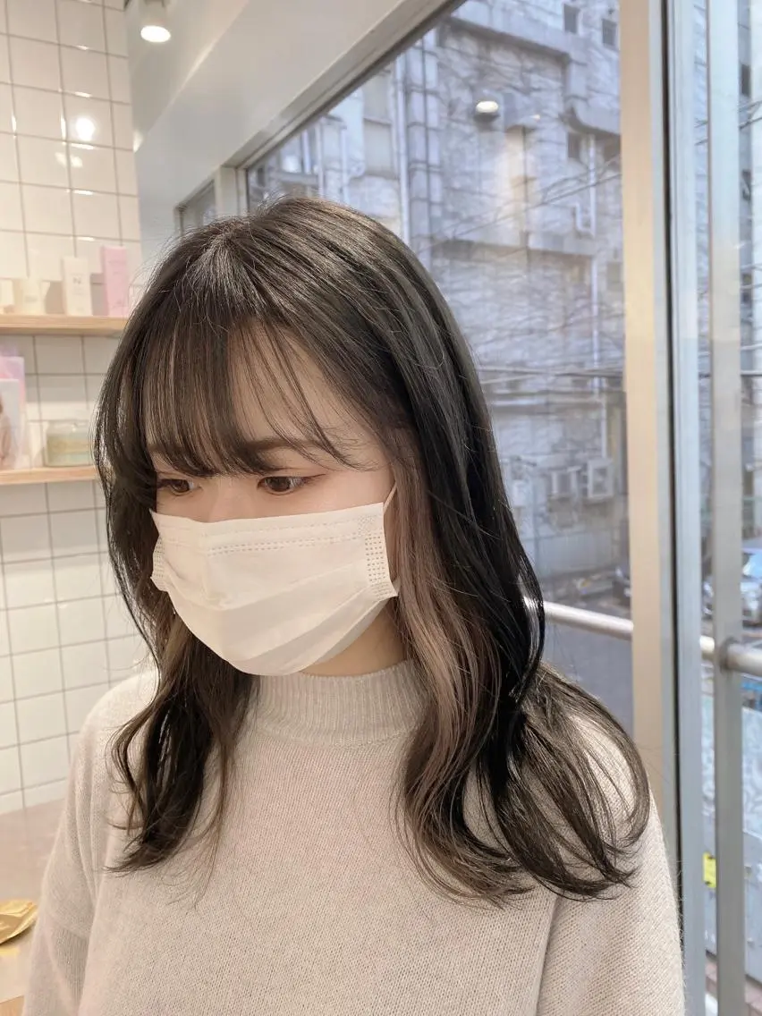 ロング カラー ブリーチ指名 NO1🌈SAKIのヘアスタイル