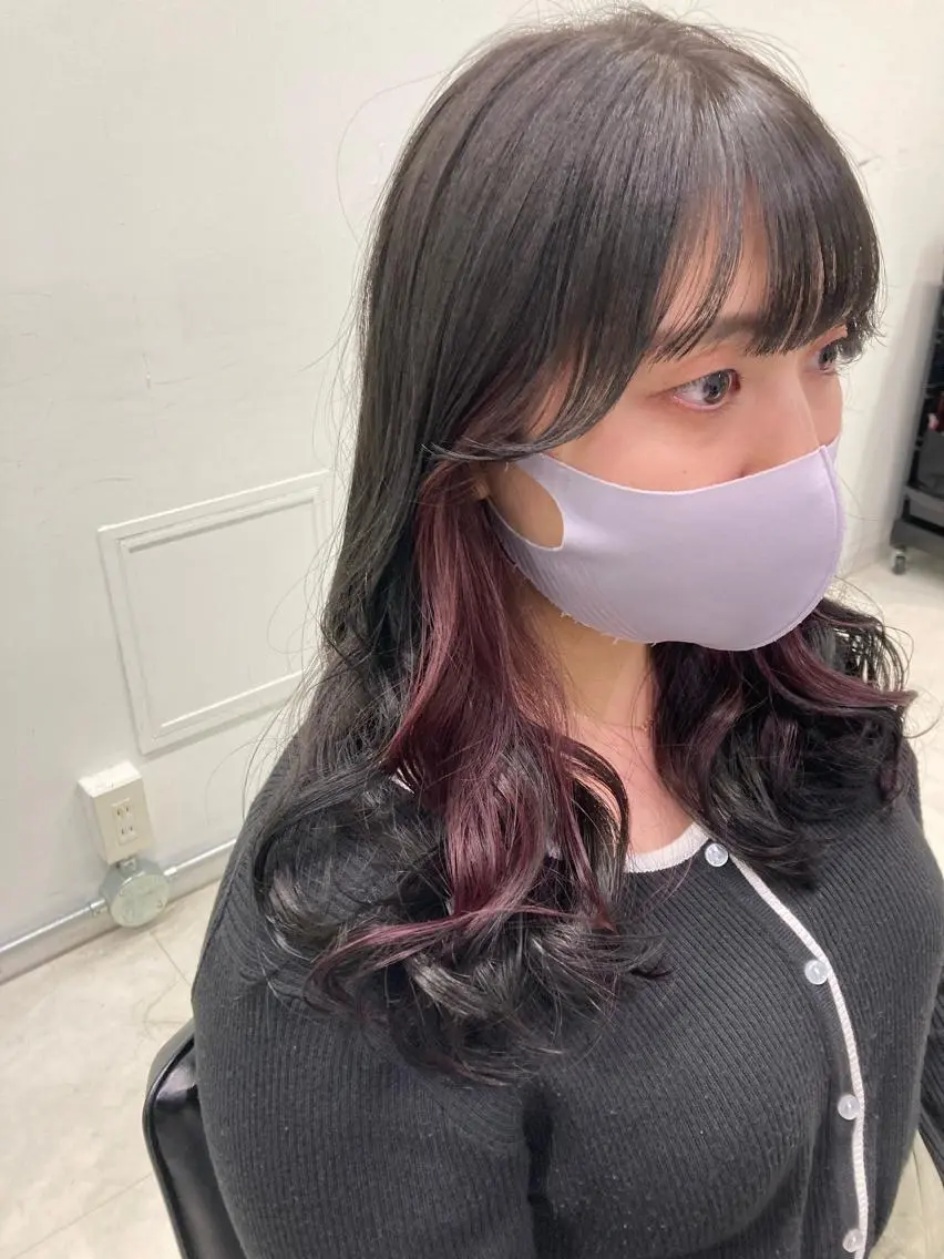 カラー カット ヘアカラー トリートメント 💖ブリーチなし透明 感💖ASAHIのヘアスタイル