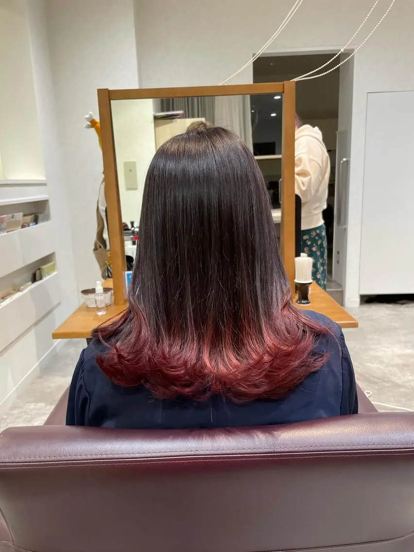 ロング カラー HAREru. モデル募集【戸塚】のヘアスタイル