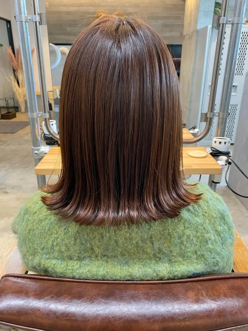 ミディアム カラー カット ヘアカラー トリートメント 🌼ハイライト透明感 🌼maiのヘアスタイル