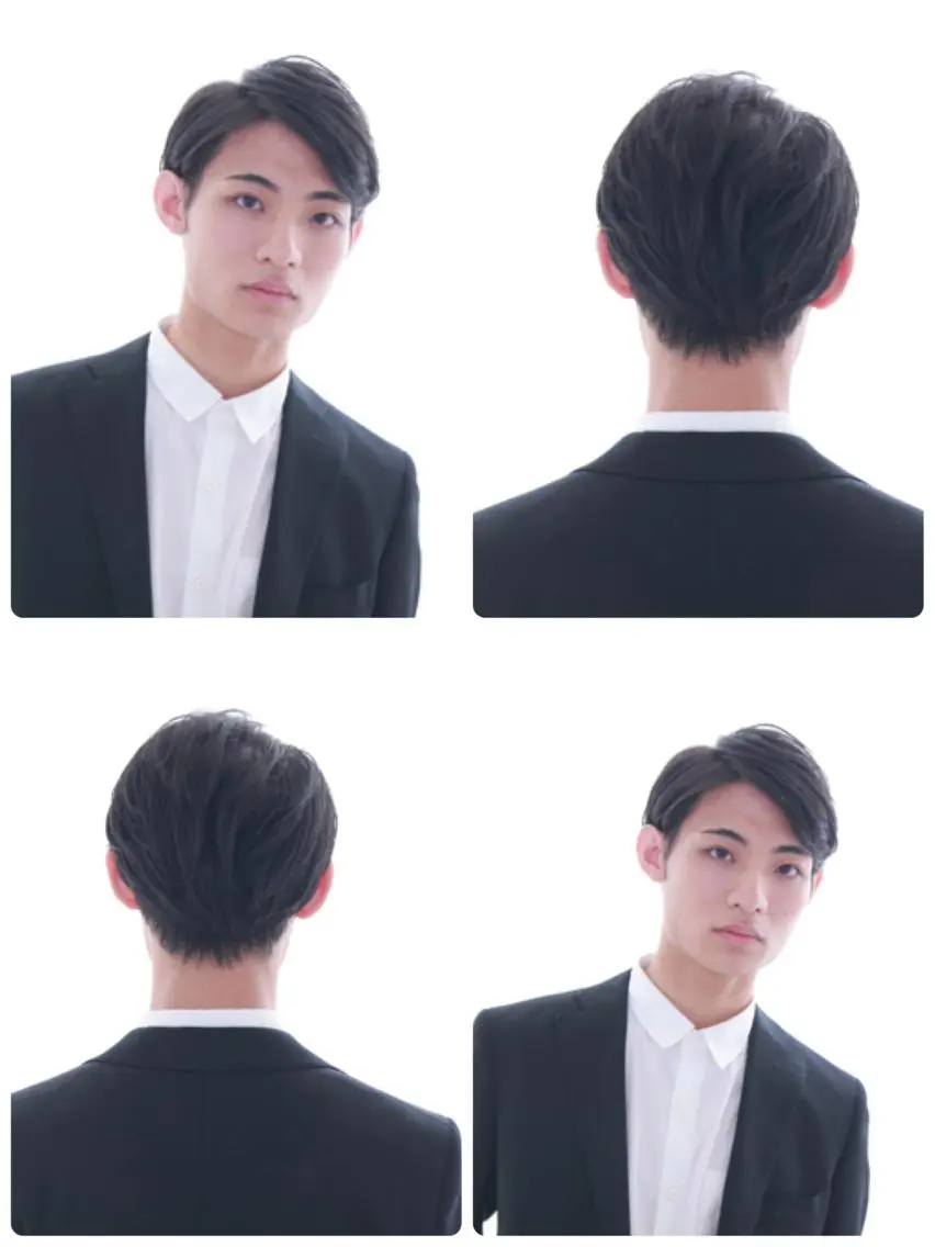 メンズ カット メンズパーマレイヤー 西山賢志のヘアスタイル