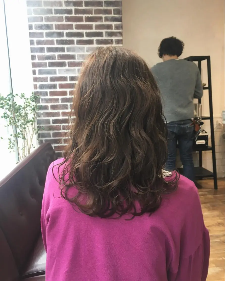 ロング ヘアアレンジ ヘアカラー トリートメント 木下大地 HAIR Oneのヘアスタイル