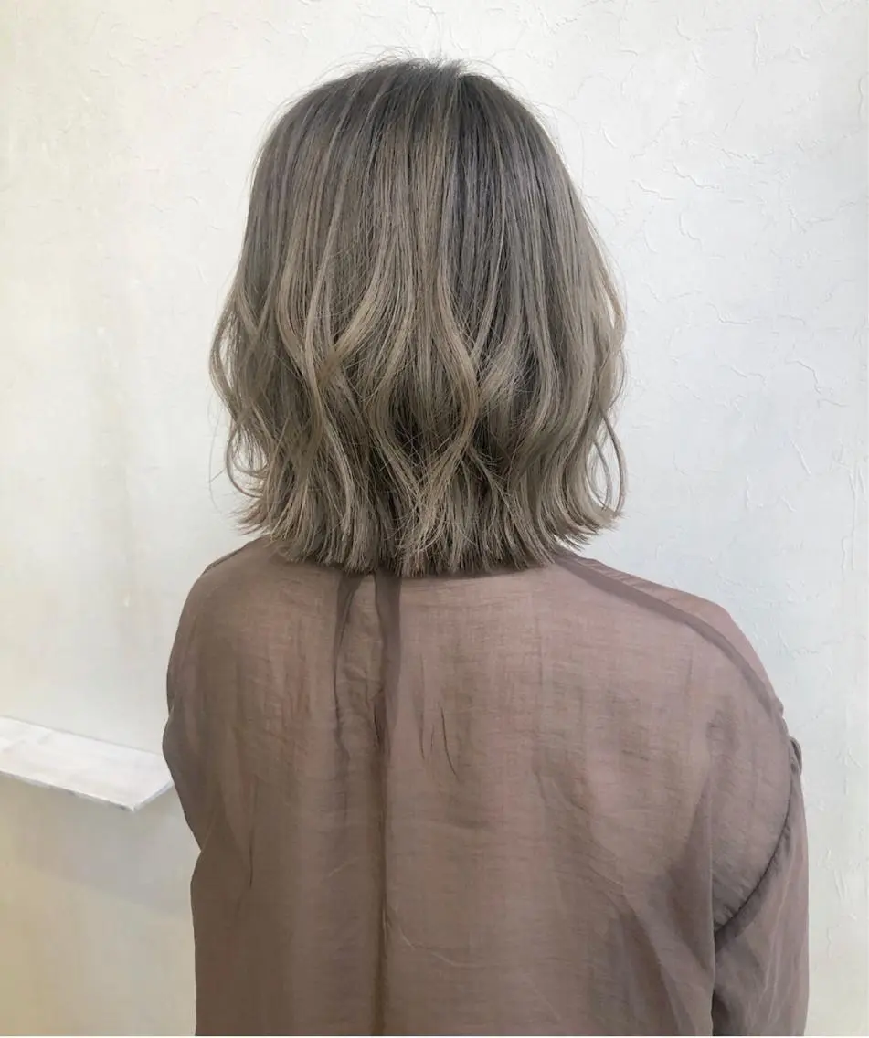 ミディアム カラー カット nakahara madokaのヘアスタイル