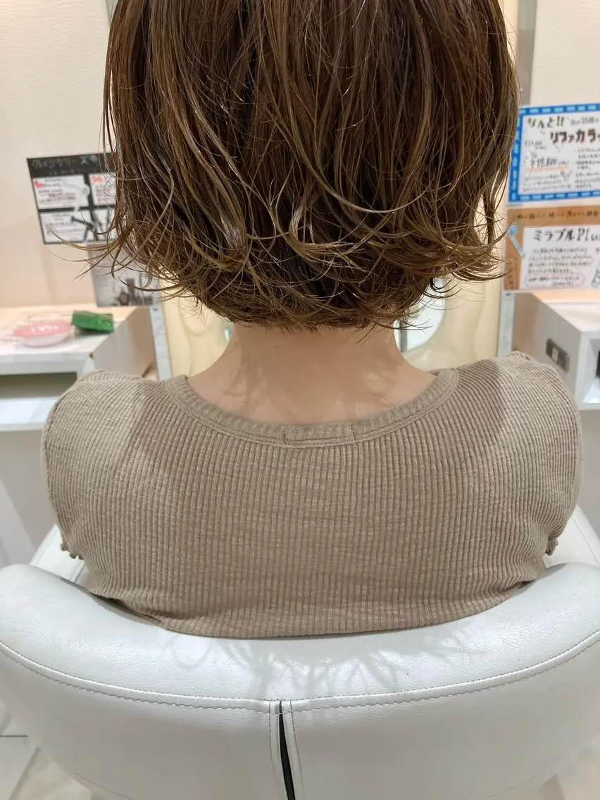 パーマ エアウェーブ 田中 あかねのヘアスタイル