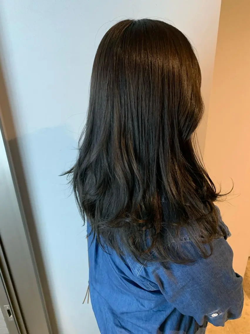 ロング うしだ かおるのヘアスタイル