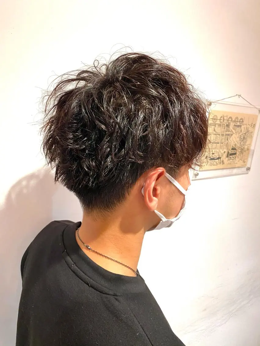 パーマ メンズ メンズパーマ スパイラルパーマ わかばやし ゆうこのヘアスタイル