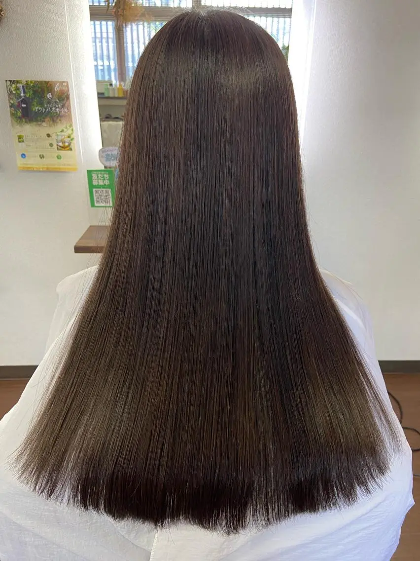 ロング 💜推しインナー カラー/菊池柊真💜のヘアスタイル
