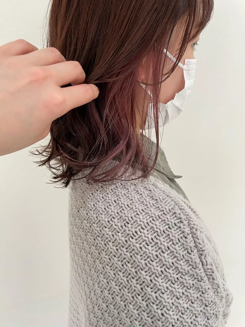 ミディアム 金井愛華 【monolith】のヘアスタイル