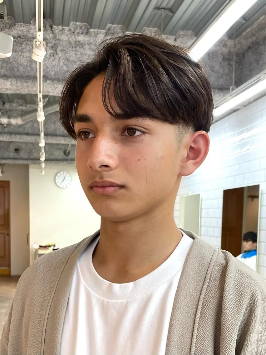 ショート パーマ メンズ カルマパーマ メンズパーマ JINKIメンズ特化 メンズカットパーマのヘアスタイル