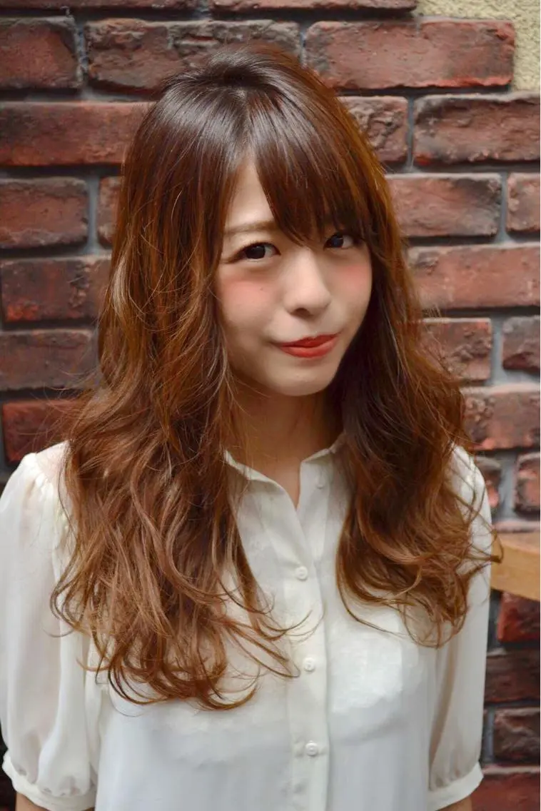 ロング カラー グラデーションカラー メンズ指名多数!! 田島史也のヘアスタイル