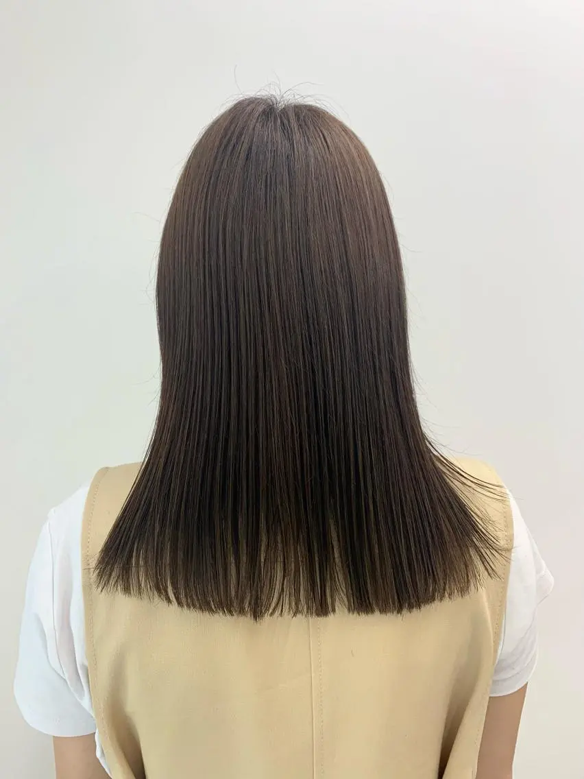 ロング カラー パーマ ヘアアレンジ メンズ キッズ ネイル マツエク・マツパ アイブロウ 似合せレイヤー/ 柔らか透明感カラーのヘアスタイル