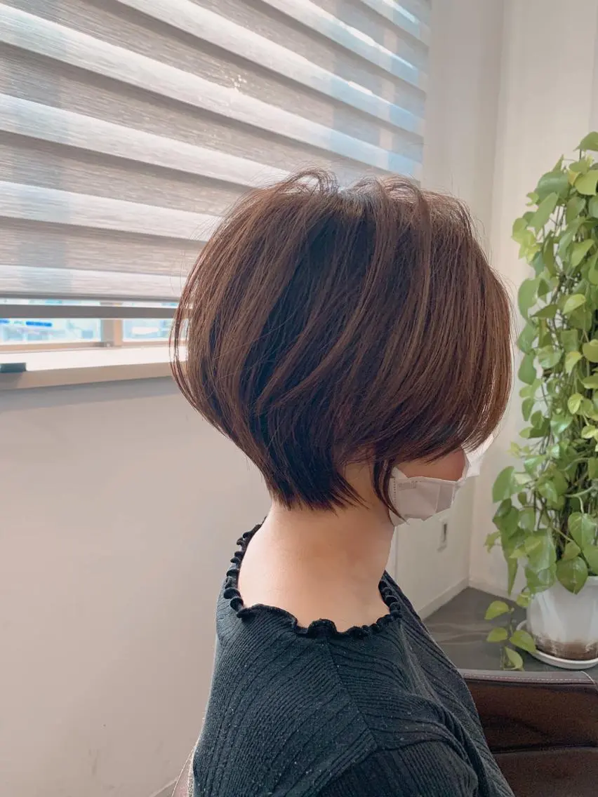 ショート カラー ハンサムショート ショートヘア カット Blossom大塚 ディレクター永野のヘアスタイル