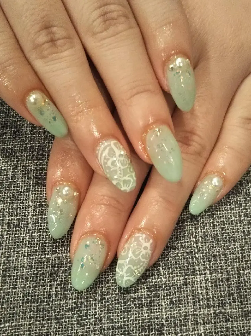 ネイル 春ネイル ハンドネイル private salon mieのネイルデザイン