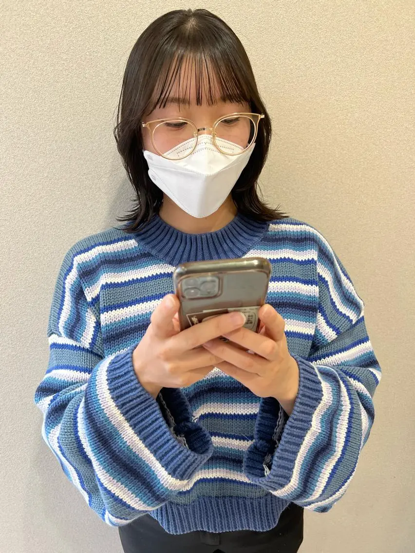 ミディアム エギョモリ 外国人対応 佐久間のヘアスタイル