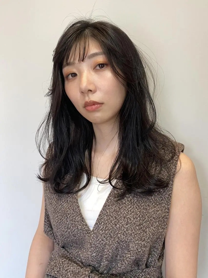 ロング カラー カット ヘアカラー Babylone hair&makeのヘアスタイル