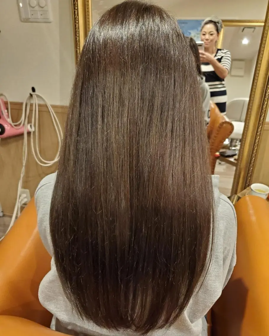 ロング カラー アディクシーカラー 外国人風カラー トリートメント カット ヘアカラー トリートメント spa hair ark 富井直美のヘアスタイル