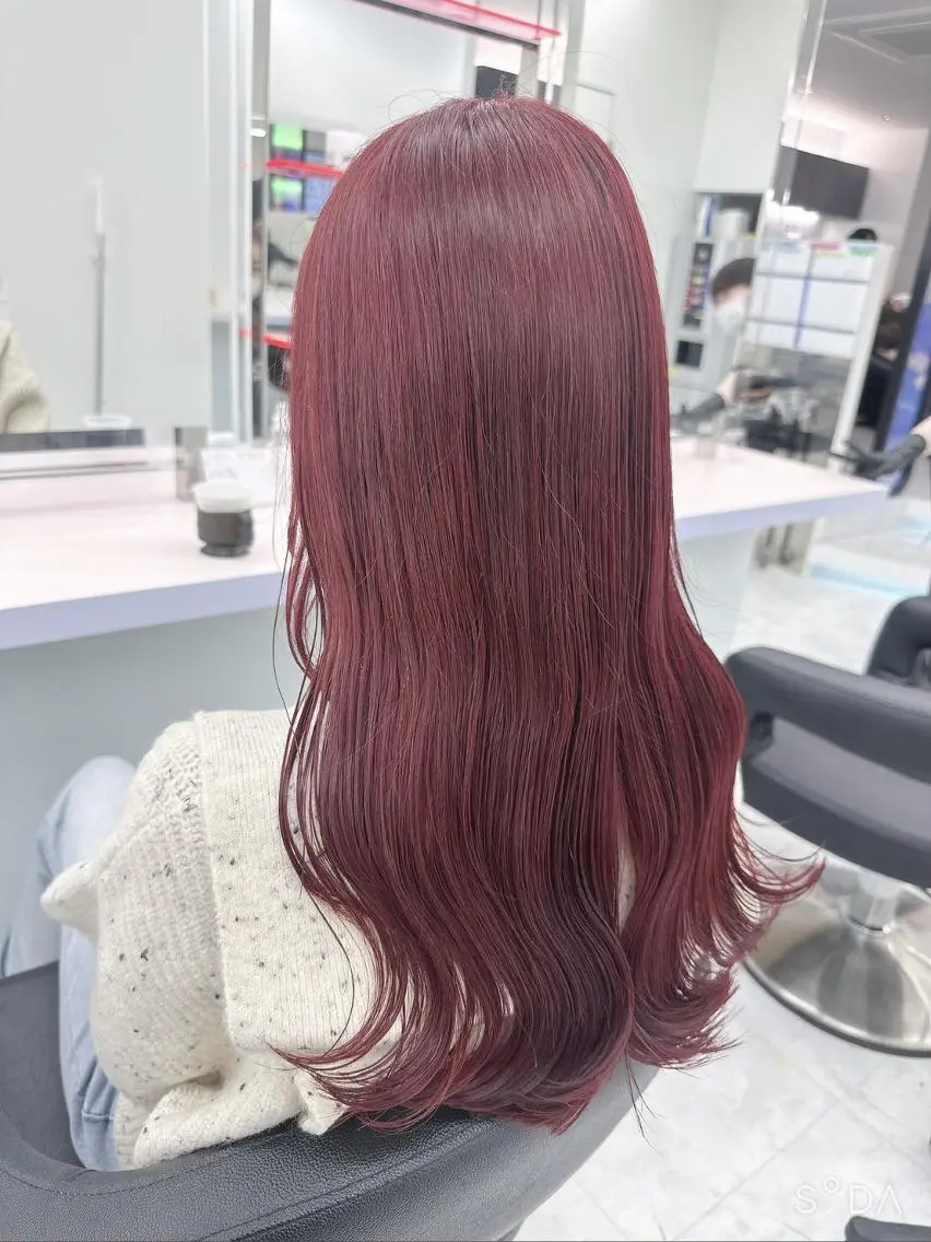 ロング カラー ヘアカラー トリートメント ヘッドスパ 💗横浜美容室 💗HARUNAのヘアスタイル