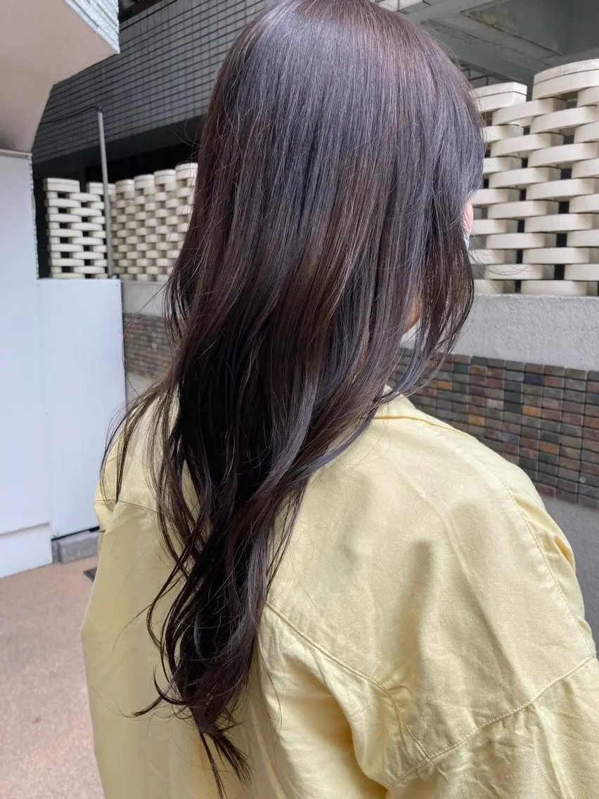 ロング カラー デジタルパーマ特化 杉浦　夏生のヘアスタイル
