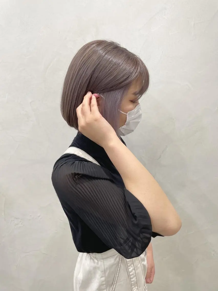 ミディアム カラー 飯塚 青空のヘアスタイル