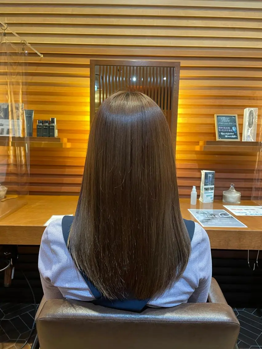 ロング トリートメント 酸熱トリートメント 川上拓真 ✂︎学芸大学のヘアスタイル