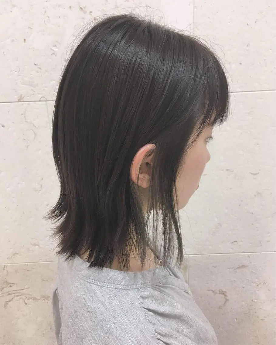 ミディアム カラー カット ヘアカラー トリートメント 斉藤 貴也のヘアスタイル