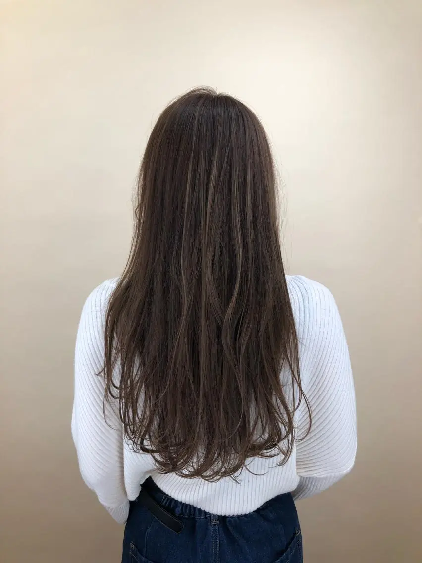 ロング カラー ハイライトカラー ハイライト ニュアンスカラー🫧 加納のヘアスタイル