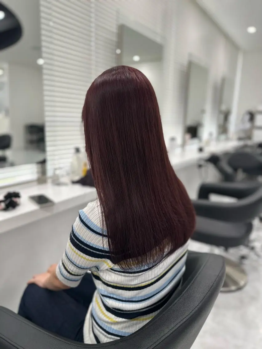 セミロング ヘアアレンジ ブリーチなしトレンド SHUSAKUのヘアスタイル