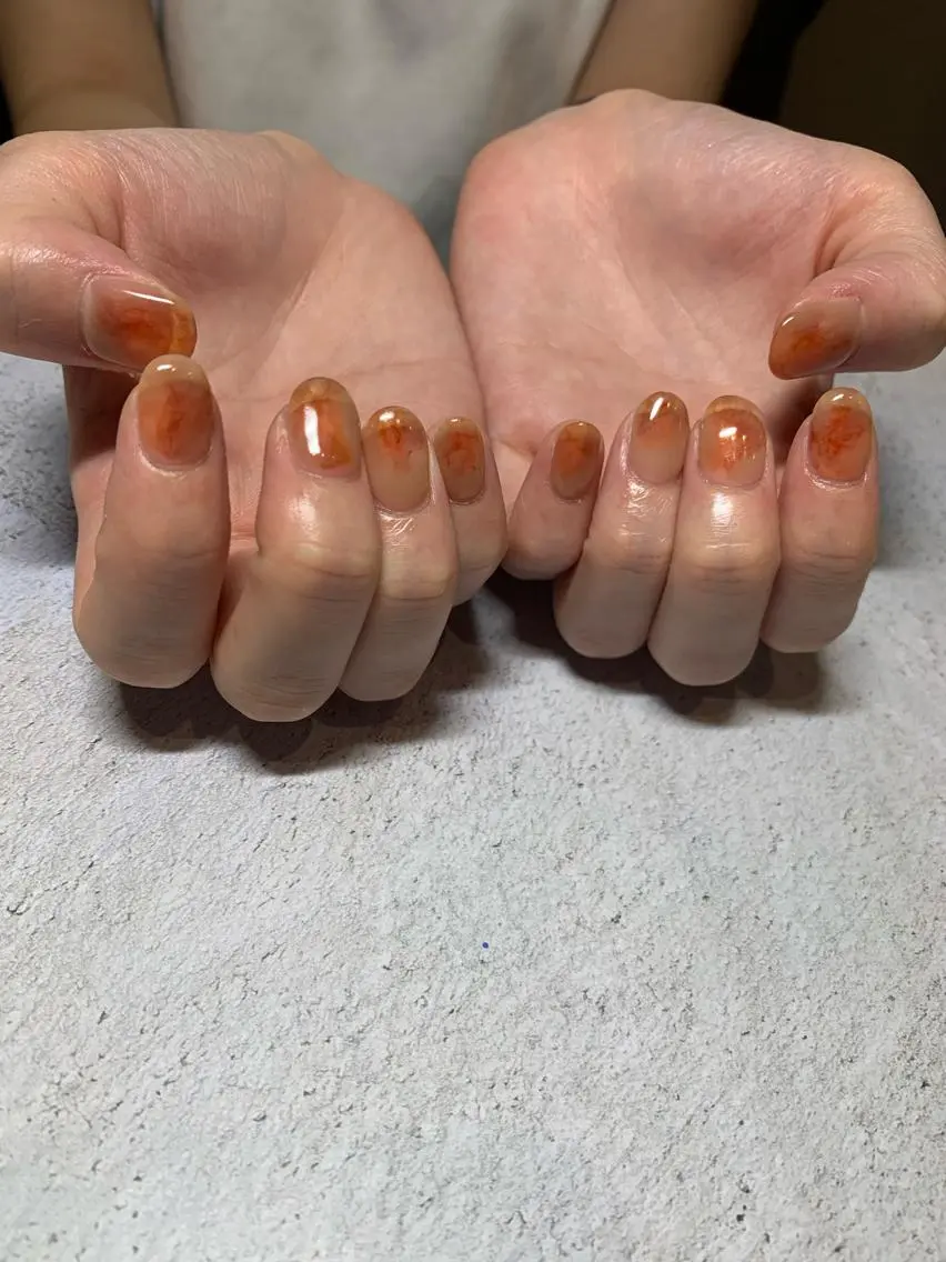 ネイル ハンドネイル Crescent Eye Yukiのネイルデザイン