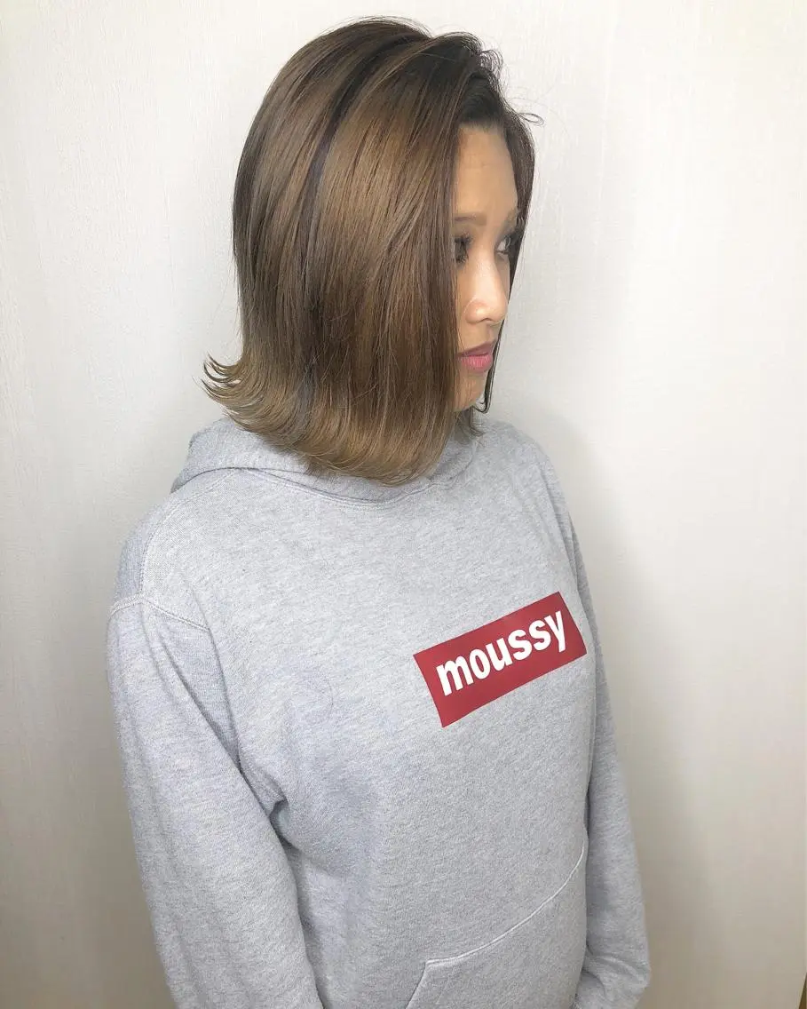 ショート カラー 横浜ブリーチムラ直し ハイトーン/ブリーチのヘアスタイル