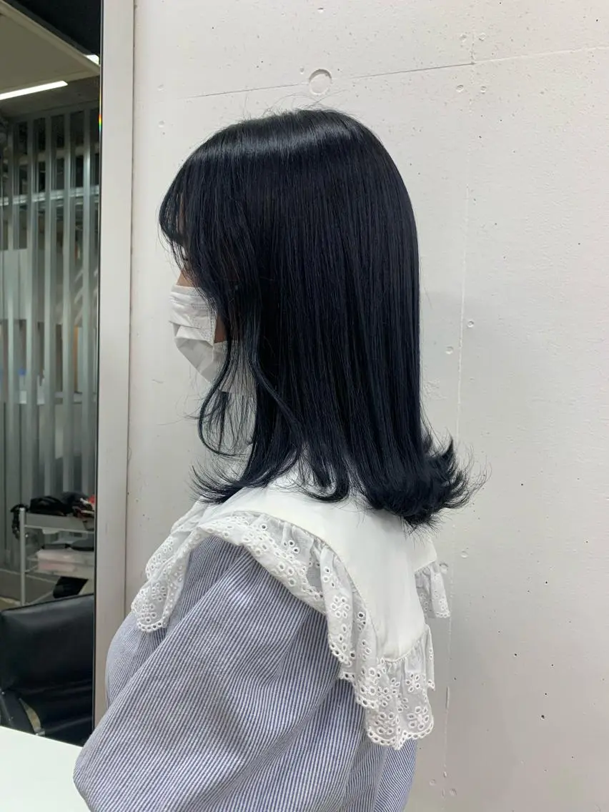 セミロング カラー ヘアカラー トリートメント fit /HONOKAのヘアスタイル