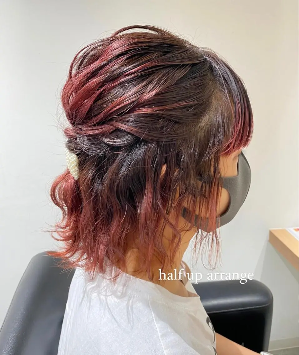 ヘアアレンジ ハーフアップ 滝口詩乃🩰 〖着付け〗振袖・袴のその他イメージ