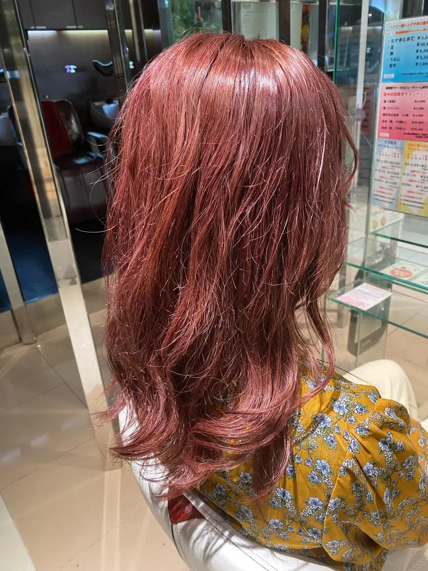 ロング カラー 髪質改善・縮毛矯正 白根凌二のヘアスタイル