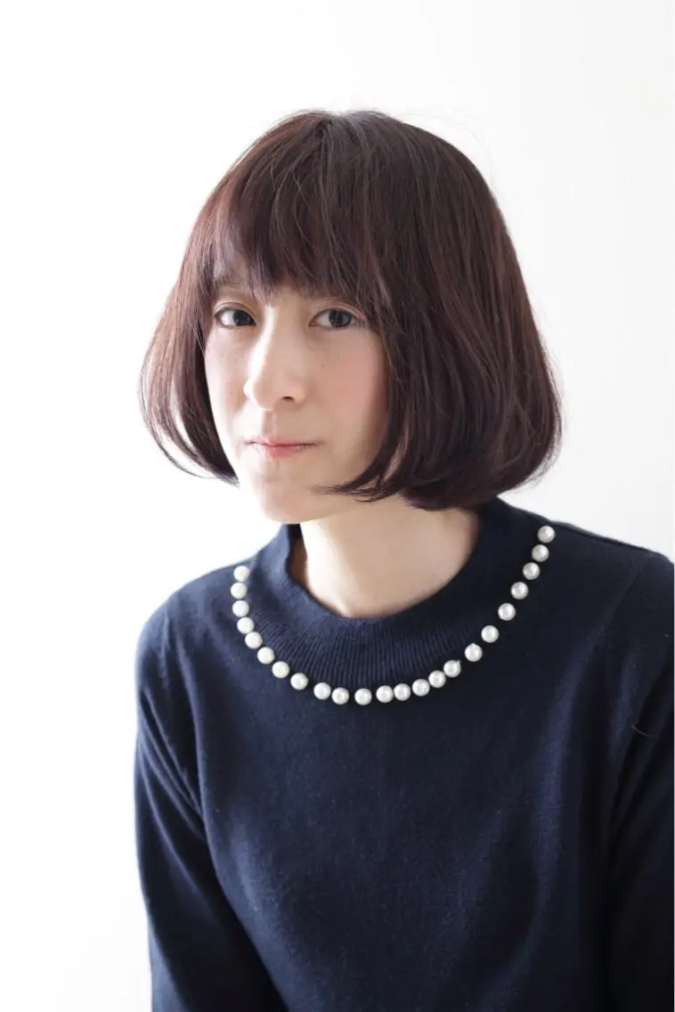 ショート ミディアム カラー ラベンダーカラー ラベンダーピンク ピンクカラー ボブ タジマ ヤスヒサのヘアスタイル