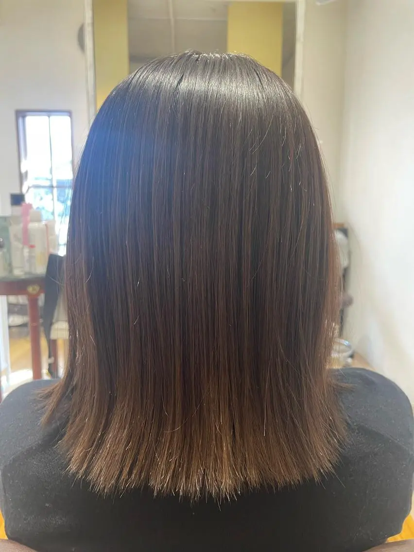 セミロング 藤田 美穂のヘアスタイル
